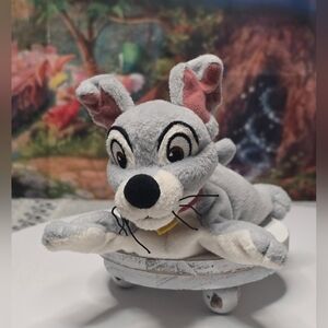 Disney Lady and the Tramp "TRAMP" Puppy Dog Mattel Starbean Plush and Pellets